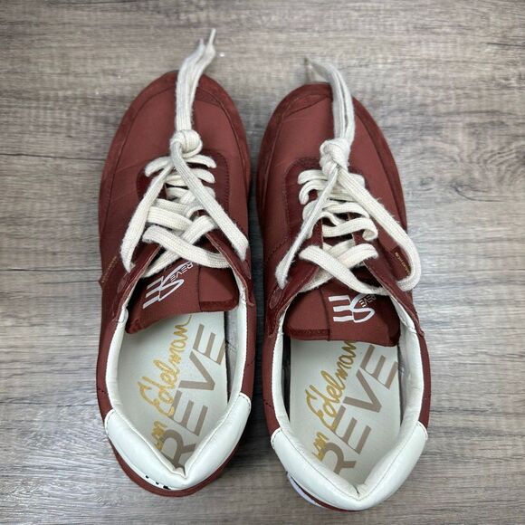 Sam Edelman~”Tori 9  Reve”~Women’s~ Burgundy Preppy Retro Y2K Sneakers~Size 9M - Picture 6 of 8